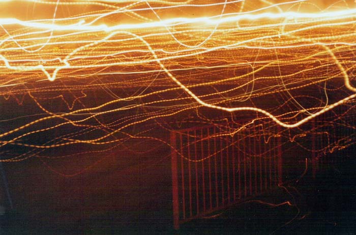 meadows roundabout at night
